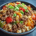 Beef and Pepper Rice Bowl 1