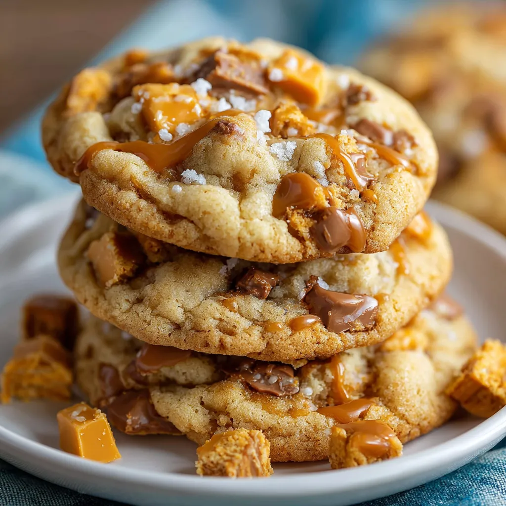 Butterfinger Caramel Crunch Cookies 1