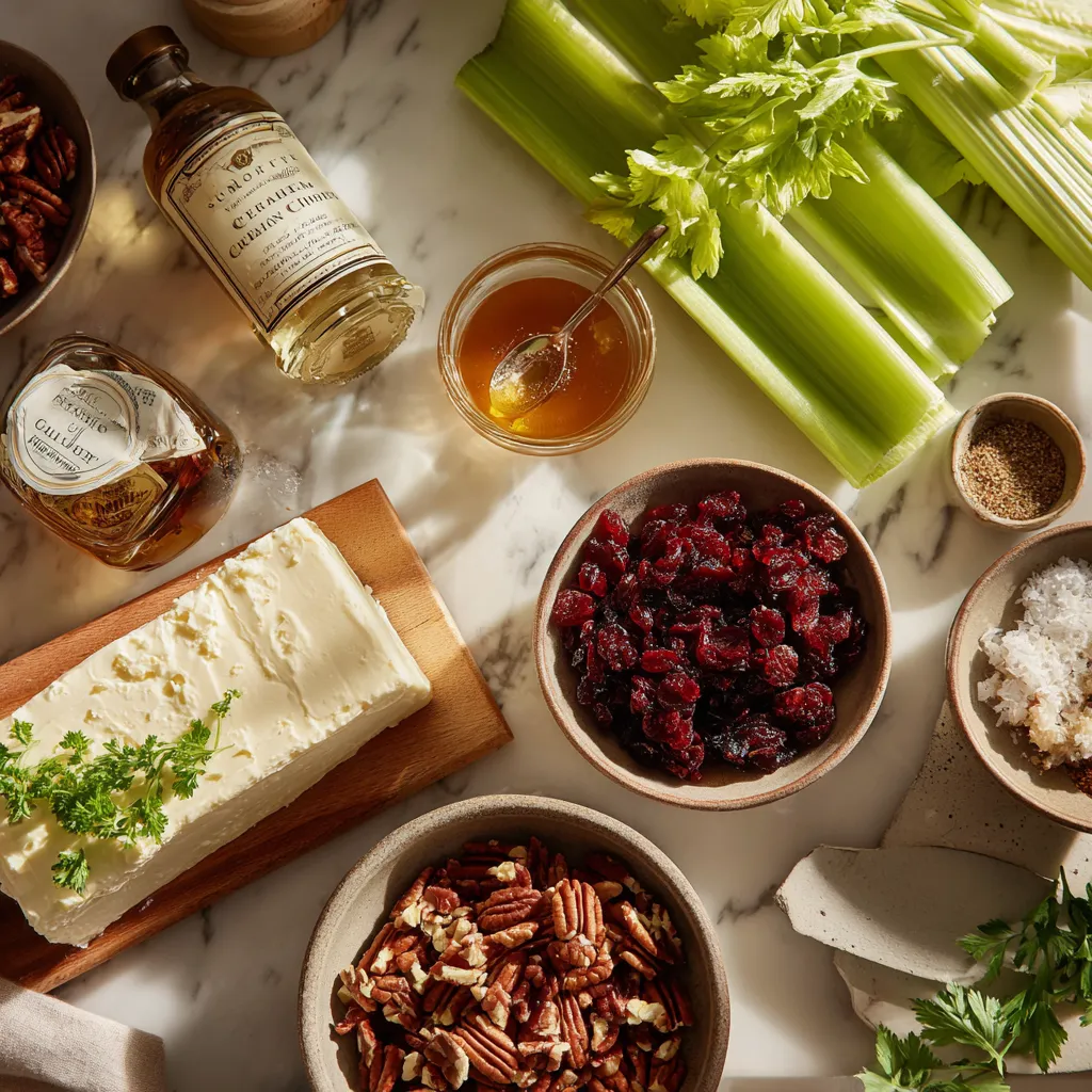 Cranberry Pecan Cream Cheese Stuffed Celery 2