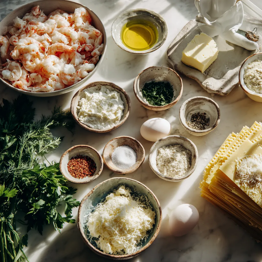 Creamy Seafood Lasagna with Shrimp Crab 2