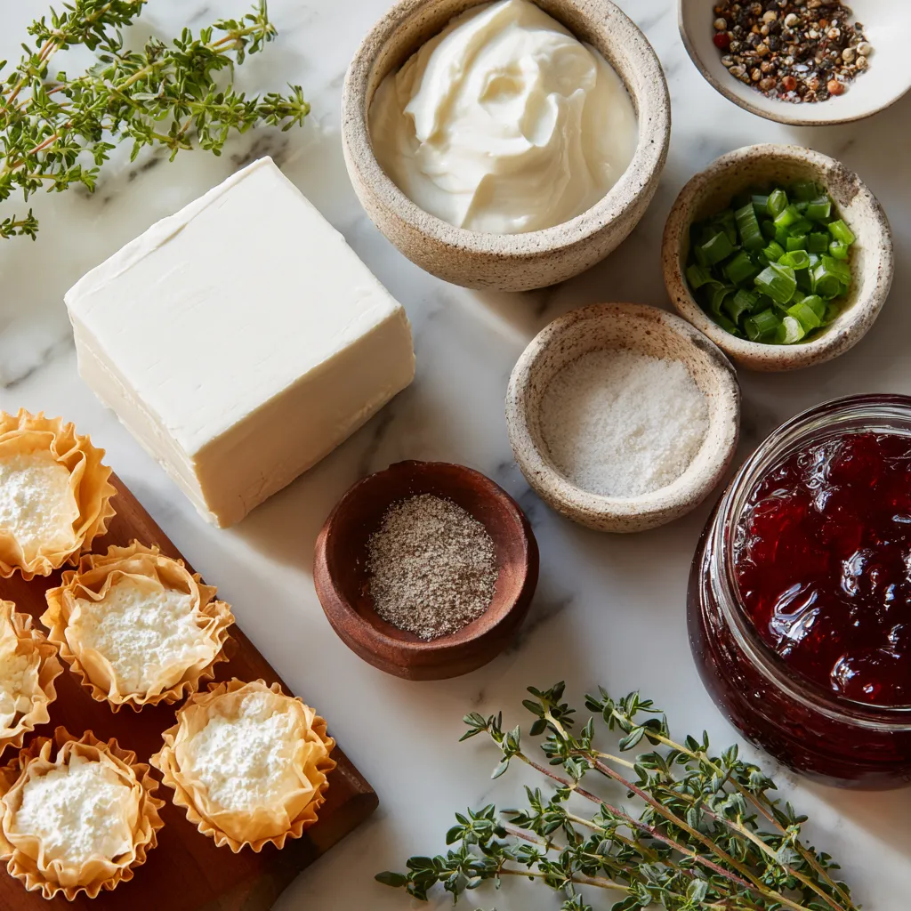 Holiday Pepper Jelly Cream Cheese Cups 2