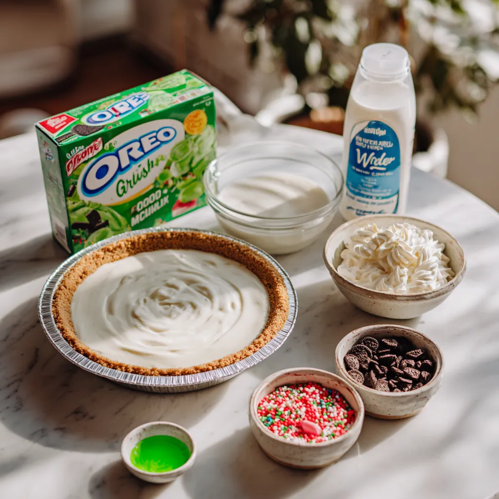 No Bake Grinch Pie 2