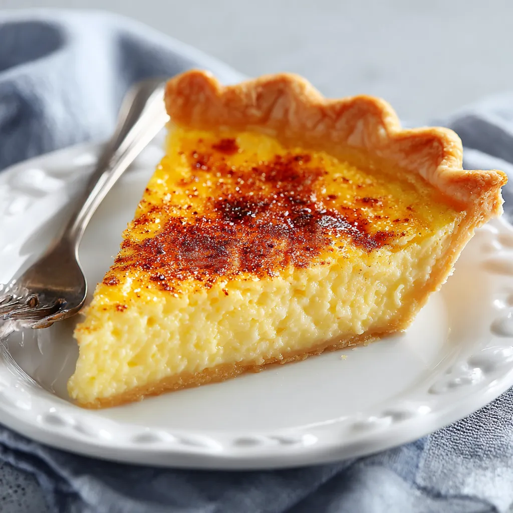 Old Fashioned Egg Custard Pie 1