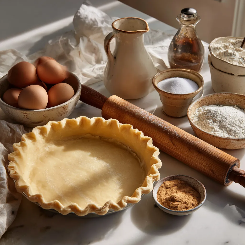 Old-Fashioned Egg Custard Pie 5 Old Fashioned Egg Custard Pie 2